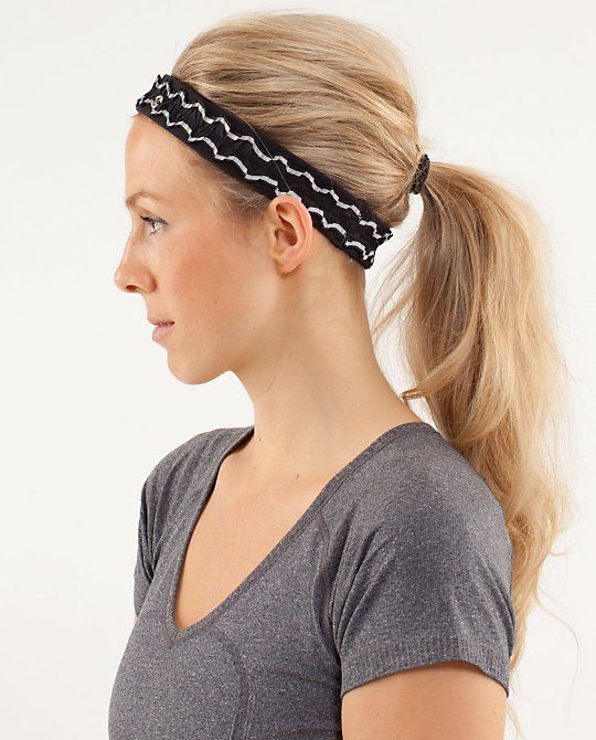 workout hairstyles hairband